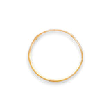 Regal Jewels RJBR3002a 22k gold baby ring back view, kids jewelry lightweight gold band, toddler ring design from Regal Jewels Chicago