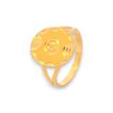 Regal Jewels RJBR3029 22k gold baby ring with round etched design, lightweight children’s jewelry band, toddler infant gold ring gift, durable daily wear kids gold ring – Regal Jewels Chicago