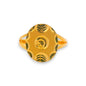 Regal Jewels RJBR3029b 22k gold baby ring with circular engraved pattern, lightweight children’s jewelry, traditional toddler gold ring, handcrafted kids jewelry gift – Regal Jewels Chicago