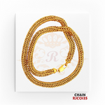 22kt Gold Chain RJC0135 | Elegant & Durable Gold Chain | Regal Jewels