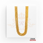 22kt Gold Chain RJC0135 | Elegant & Durable Gold Chain | Regal Jewels