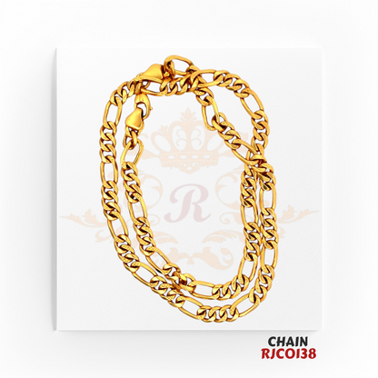22kt Gold Chain RJC0138 | Stylish & Durable Gold Chain | Regal Jewels