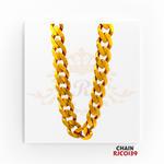 22kt Gold Chain RJC0139 | Sleek & Elegant Gold Chain | Regal Jewels