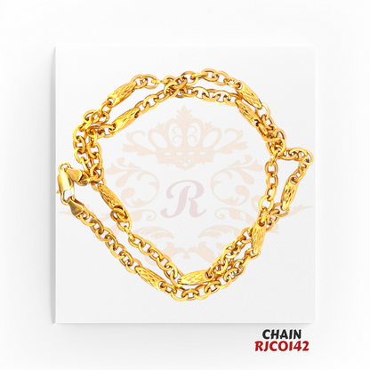 22kt Gold Chain RJC0142 | Elegant & Durable Gold Chain | Regal Jewels