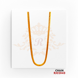 22kt Gold Chain RJC0143 | Sleek & Stylish Gold Chain | Regal Jewels