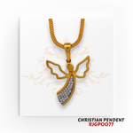 22kt Gold Christian Pendant RJGP0077 | Classic Religious Pendant | Regal Jewels