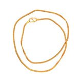 Gold chain necklace with lightweight mesh link design and hook clasp, elegant handcrafted jewelry for men and women – Regal Jewels Chicago RJC30857B