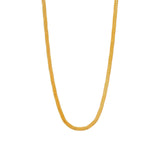 Gold chain necklace with thick curb link design, stylish handcrafted jewelry for men and women – Regal Jewels Chicago RJC30863A