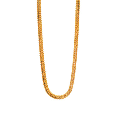 Gold chain necklace with box link design, durable and stylish jewelry for everyday wear or gifting – Regal Jewels Chicago RJC30865