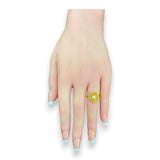 22kt Gold Pearl & Uncut Diamond Ladies Ring – RJDR3227