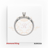 18kt white gold solitaire diamond ring with a 0.19 ct VS-clarity center diamond, size 6 – RJDR3335