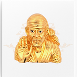 22kt Gold Sai Baba Pendant – Intricately crafted Hindu religious pendant in pure gold showing detailed Sai Baba blessing posture – 6.7 grams (RJGP0602) – Regal Jewels Chicago