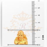 22kt Gold Sai Baba Pendant – Intricately crafted Hindu religious pendant in pure gold showing detailed Sai Baba blessing posture – 6.7 grams (RJGP0602) – Regal Jewels Chicago