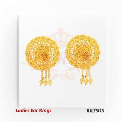 Traditional Jhumka Disc Earrings – RJLE3123