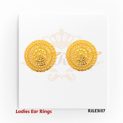 Classic Circle Cutwork Earrings – RJLE3137