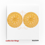 Grand Floral Gold Earrings – RJLE3139