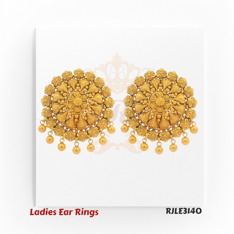 Floral Ball Drop Earrings – RJLE3140