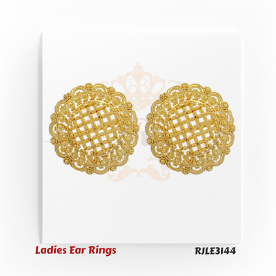 Floral Grid Filigree Earrings – RJLE3144