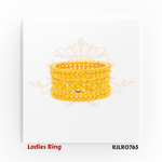 Layered Beaded Gold Ring – RJLR0765