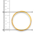 Traditional 22 karat gold bangle RJLB3396C for women, dual-tone detailing with handcrafted artistry, perfect for weddings & festive wear – Regal Jewels USA