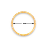 “22kt Gold Ladies Bangle RJLB3400B – Classic textured design, 2.7 inch – Regal Jewels Chicago”

“Traditional 22kt gold bangle RJLB3400B – Elegant handcrafted detailing, 2.7 inch – Regal Jewels USA”

“Regal Jewels 22kt gold ladies bangle RJLB3400B – Fine artistry with timeless finish, 2.7 inch size”