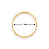 “22kt Gold Ladies Bangle RJLB3465B – 2.2 inch textured floral dual-tone design – Regal Jewels Chicago”

“Elegant women’s 22kt gold bangle RJLB3465B – 2.2 inch handcrafted floral pattern – Regal Jewels USA”

“Traditional 22kt gold ladies bangle RJLB3465B – Dual-tone etched floral design – Regal Jewels Chicago jewelry”