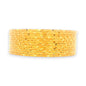 Elegant 22kt Gold Bangles – Polished Faceted Kada Pattern, Front View of Complete Set – RJLB3552A