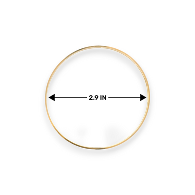 22kt Gold Ladies Bangle – Slim Kada with Intricate Cutwork Design, Size 2.9 Inch Diameter – RJLB3558C