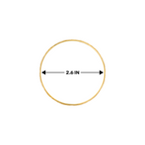 22kt Gold Ladies Bangle RJLB4020C – size 2.6 inch, single kada with engraved oval and line motif, lightweight daily wear traditional gold design – Regal Jewels Chicago