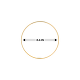 22kt Gold Ladies Bangle RJLB4021C – size 2.4 inch, single kada with engraved circular motif design, lightweight traditional daily wear bangle – Regal Jewels Chicago