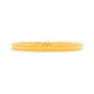 22kt Gold Ladies Bangle RJLB4023A – sleek kada with fine engraved line detailing and smooth polished finish, minimalist side profile view – Regal Jewels Chicago