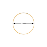 22kt Gold Ladies Bangle RJLB4023C – size 2.2 inch, slim lightweight engraved pattern bangle, traditional daily wear kada – Regal Jewels Chicago