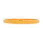 22kt Gold Ladies Bangle RJLB4027A – sleek kada with smooth polished finish and subtle hammered texture, side profile minimalist design – Regal Jewels Chicago