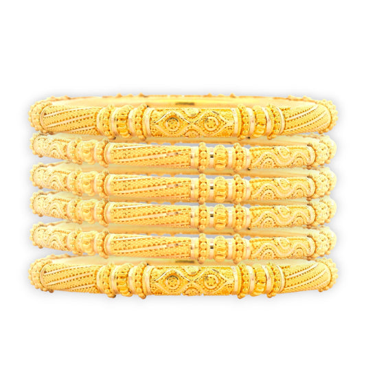 22kt Gold Ladies Bangles RJLB4031A – Heavy antique traditional design with bold patterns – Regal Jewels Chicago”

“Elegant 22kt gold bangle set RJLB4031A – Women’s ethnic wedding jewelry with intricate handcrafted detailing – Regal Jewels USA”

“Designer RJLB4031A gold bangles – Antique style 22kt traditional jewelry set for women – Regal Jewels Chicago”