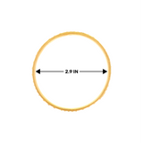 “22kt Gold Ladies Bangles RJLB4032C – 2.9 inch size, lightweight ethnic design with beaded edging – Regal Jewels Chicago”

“Elegant 22kt gold bangle RJLB4032C – 2.9 inch women’s traditional Indian jewelry with fine detailing – Regal Jewels USA”

“Designer 22kt ladies bangles RJLB4032C – 2.9 inch round shape with textured border – Regal Jewels Chicago jewelry store”