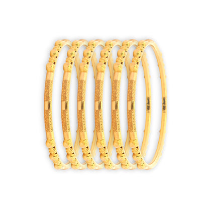 “22kt Gold Ladies Bangles RJLB4033 – Traditional bridal bangle set with textured detailing and beaded accents – Regal Jewels Chicago”

“Elegant 22kt gold bangles RJLB4033 – Handcrafted women’s ethnic jewelry set with intricate patterns – Regal Jewels USA”

“RJLB4033 22kt gold ladies bangle set – Designer bridal bangles with detailed craftsmanship, classic Indian jewelry – Regal Jewels Chicago”