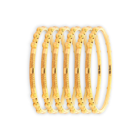 “22kt Gold Ladies Bangles RJLB4033 – Traditional bridal bangle set with textured detailing and beaded accents – Regal Jewels Chicago”

“Elegant 22kt gold bangles RJLB4033 – Handcrafted women’s ethnic jewelry set with intricate patterns – Regal Jewels USA”

“RJLB4033 22kt gold ladies bangle set – Designer bridal bangles with detailed craftsmanship, classic Indian jewelry – Regal Jewels Chicago”