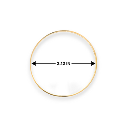 22kt Gold Ladies Bangle – Slim Kada with Fine Textured Finish, Size 2.12 Inch Diameter – RJLB4035C