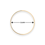 22kt Gold Ladies Bangles – 2.6 in diameter measurement | Model RJLB4036 – Regal Jewels Chicago