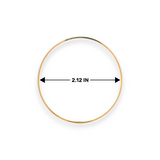 22kt Gold Ladies Bangles – 2.12 in diameter measurement | Model RJLB4038 – Regal Jewels Chicago