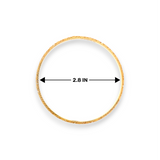 22kt Gold Ladies Bangles – 2.8 in diameter measurement | Model RJLB4039 – Regal Jewels Chicago