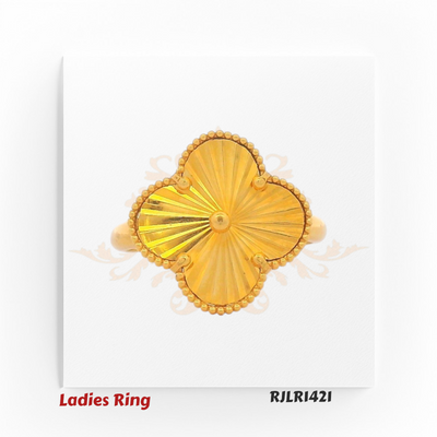 Radiant Clover Gold Ring – RJLR1421