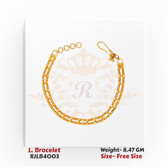 Dual-Link Open Chain Ladies Bracelet – RJLB4003