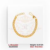 Dual-Link Open Chain Ladies Bracelet – RJLB4003