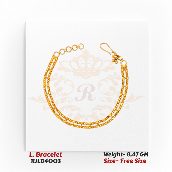 Dual-Link Open Chain Ladies Bracelet – RJLB4003