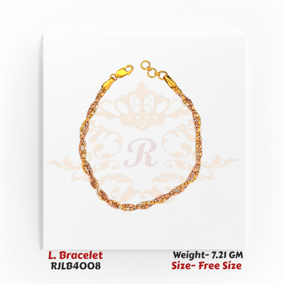 Rose Gold Weave Elegance Ladies Bracelet – RJLB4008