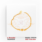 Golden Sphere Elegance Ladies Bracelet – RJLB4009