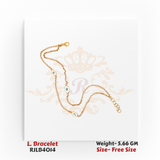 Evil Eye Protection Gold Ladies Bracelet – RJLB4014