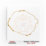 22kt Gold Chain RJC30481 | Classic & Stylish Gold Chain | Regal Jewels
