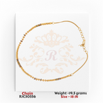 22kt Gold Chain RJC30556 | Classic & Stylish Gold Chain | Regal Jewels